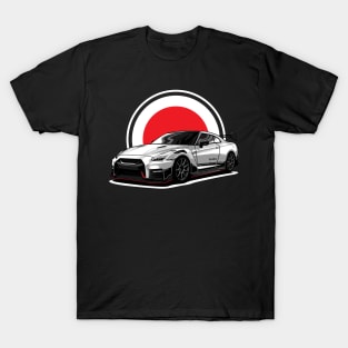 R35 GTR godzilla jdm vector art T-Shirt